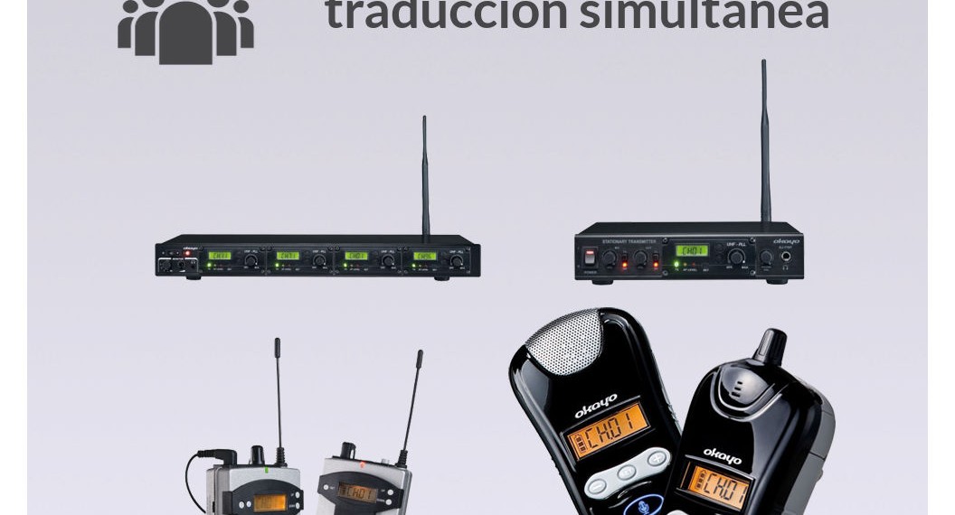 Sistemas de audio para traducciones simultaneas