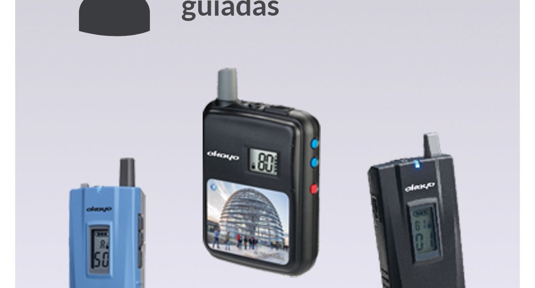 sistemas de audio para sistemas de vistas guiadas de grupos
